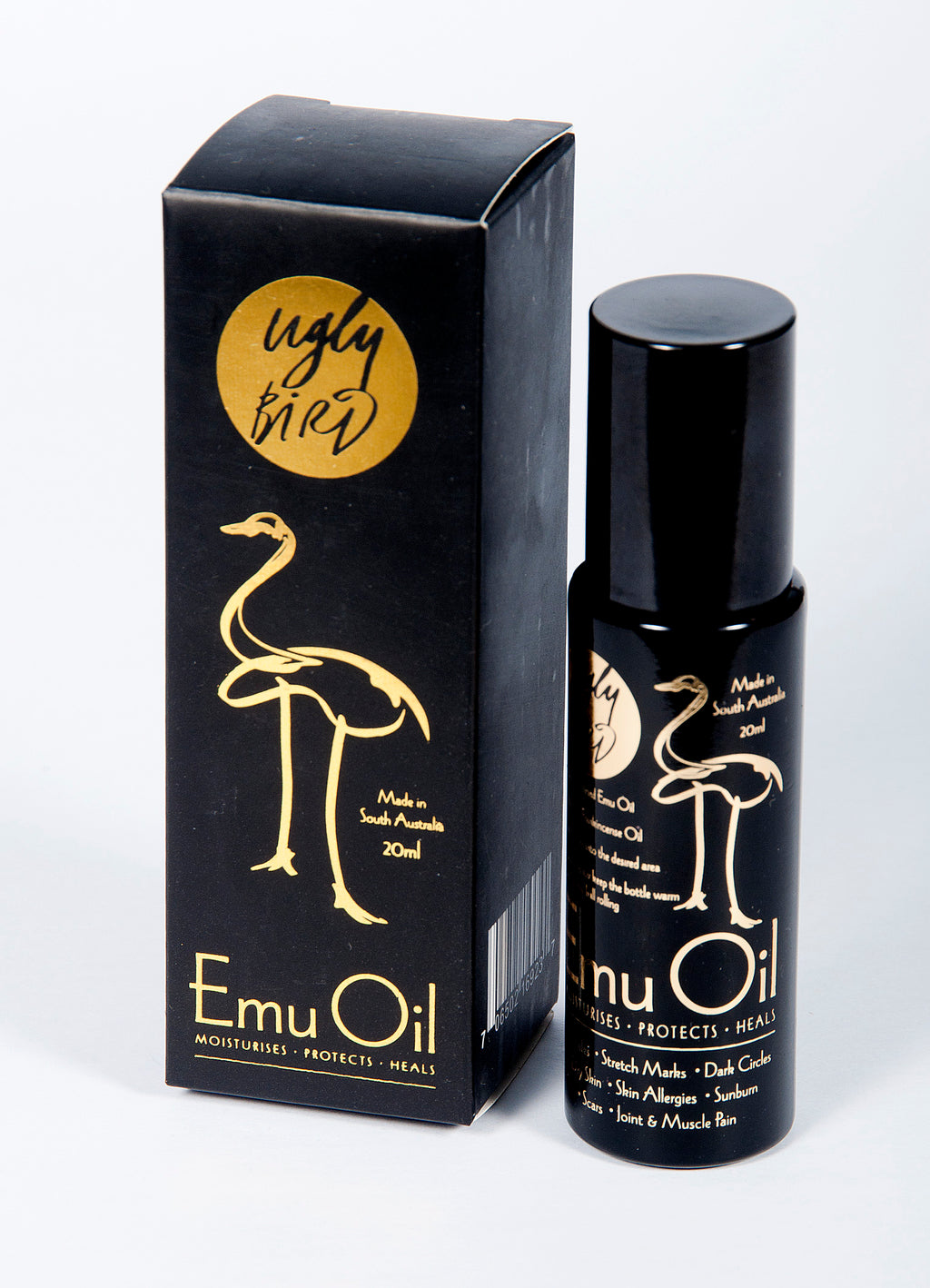 Ugly Bird Emu Oil, infused with Frankincense.